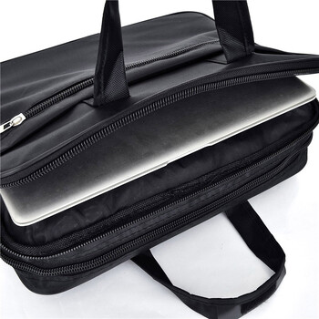 Business Laptop Briefcase Men Αδιάβροχη Oxford Handbag Office Documents Messenger Τσάντες ώμου Μεγάλη Executive Satchel XA303C