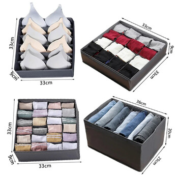 Socks Organizer Εσώρουχα Σουτιέν Κουτί αποθήκευσης Ντουλάπι Συρτάρι Organizer Για Γραβάτες Ρούχα Ντουλάπα Οργάνωση Ρούχα Διαχωριστικό Ντουλάπας