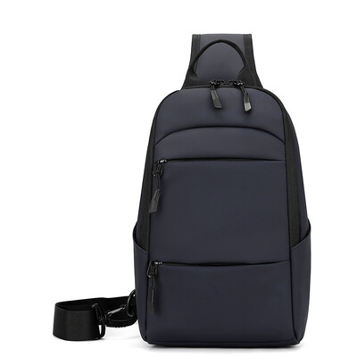 Najnovija muška vodootporna USB torba za prsa, višenamjenska najlonska torba za preko ramena, torba za preko ramena Messenger škrinja, putni paket za kratka putovanja za muškarce