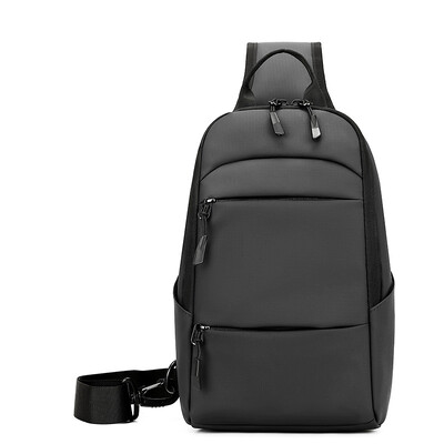 Najnovija muška vodootporna USB torba za prsa, višenamjenska najlonska torba za preko ramena, torba za preko ramena Messenger škrinja, putni paket za kratka putovanja za muškarce