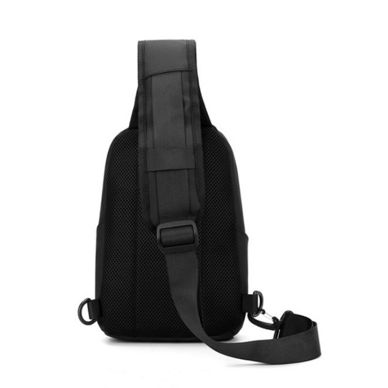 Najnovija muška vodootporna USB torba za prsa, višenamjenska najlonska torba za preko ramena, torba za preko ramena Messenger škrinja, putni paket za kratka putovanja za muškarce