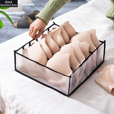 Ühiselamu kapi organiseerija aluspesu sokkide jaoks Kodus Eraldi hoiukarp 30 võre rinnahoidja hoiukoht Kokkupandav sahtliga hoiukarp