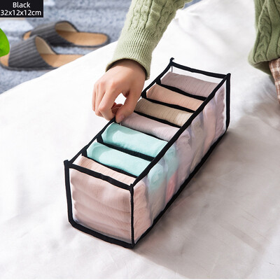 Ühiselamu kapi organiseerija aluspesu sokkide jaoks Kodus Eraldi hoiukarp 30 võre rinnahoidja hoiukoht Kokkupandav sahtliga hoiukarp