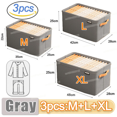 Kapid Rõivaste Korraldaja Suure mahutavusega Püksid Teksad Hoiukast Kapp Sahtlid Aluspesu Sokid T-särk Garderoobi Korraldaja