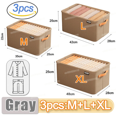 Kapid Rõivaste Korraldaja Suure mahutavusega Püksid Teksad Hoiukast Kapp Sahtlid Aluspesu Sokid T-särk Garderoobi Korraldaja