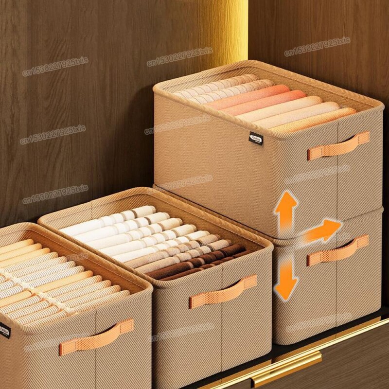 Kapid Rõivaste Korraldaja Suure mahutavusega Püksid Teksad Hoiukast Kapp Sahtlid Aluspesu Sokid T-särk Garderoobi Korraldaja