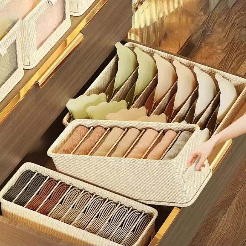 Apakšveļas Organizators Glabāšanas kaste Drēbes Organizators Skapji Atvilktnes Organizatori Krūšturis Zeķes Uzglabāšanas kaste Garderobe Skapis Organizators