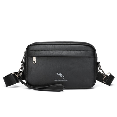 Muška torba na rame Luksuzni dizajn Mala kurirska torba preko ramena Visokokvalitetna torba s preklopom Muška ručna torba Kožna kurirska torba