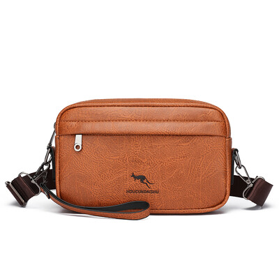 Muška torba na rame Luksuzni dizajn Mala kurirska torba preko ramena Visokokvalitetna torba s preklopom Muška ručna torba Kožna kurirska torba