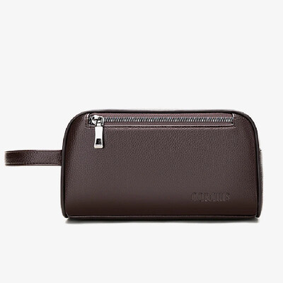 Visokokvalitetne muške torbe s kvačilom od prave kože Modne poslovne kvačila Paket kartica Telefonske torbice Putni novčanik protiv krađe Muški