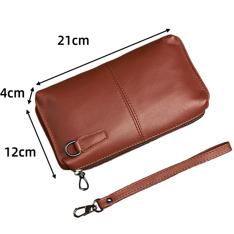 NASVA Δερμάτινες ανδρικές τσάντες συμπλέκτη Τσάντες μακριές τσάντες τηλεφώνου Γυναικείες τσάντες συμπλέκτη Πορτοφόλι νομισμάτων Τσάντα πιστωτικής κάρτας Γυναικείο πορτοφόλι