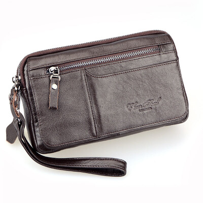 Muška torbica od prave kože Poslovni novčanik Novčanik Prava koža Ručne torbe za novac Torbica Novčanici Torba