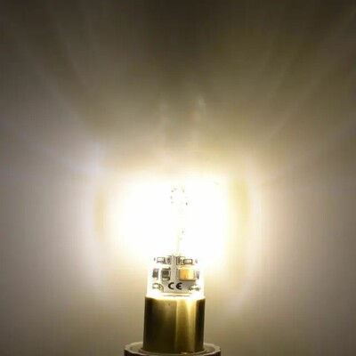 10vnt G4 Mini LED lemputės 2W silikoninė lempa 3014SMD 12V 220V LED šviesa šalta/neutrali/šiltai balta lemputė namų šviestuvui