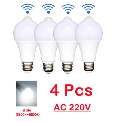 E27 LED judesio jutiklio lemputė LED lemputė PIR jutiklio lemputė Automatinis įjungimas / išjungimas Naktinė šviesa verandos laiptams Garažo apsaugos žibintai