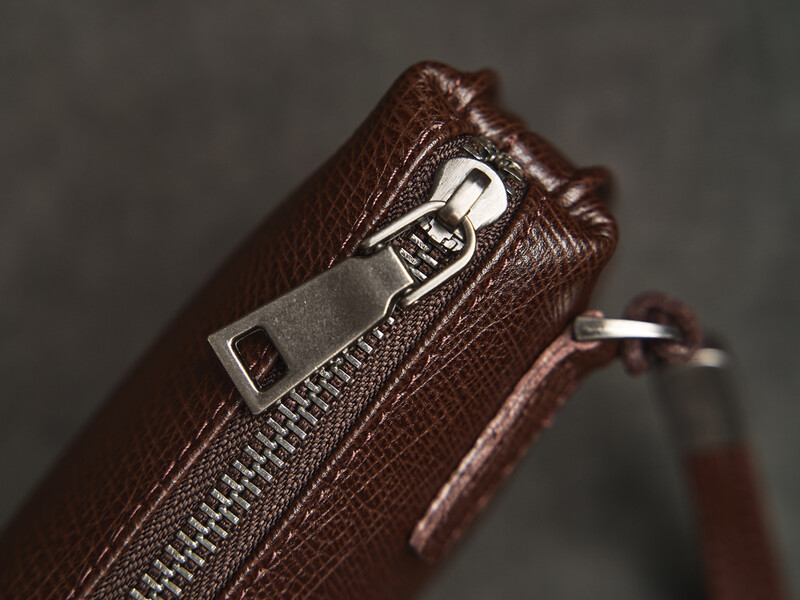 Férfi valódi bőrből készült nagy kapacitású kuplungtáska felső rétegű marhabőr kézitáska alkalmi puha bőr hosszú pénztárca mobiltelefon táska