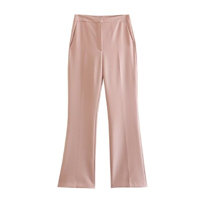 Rindu Traf 2023 Sieviešu rozā žakete Profesionālie bikšu komplekti Sieviešu uzvalks Luksuss Elegants Sieviešu Komplekts Korejiešu sieviešu apģērbi