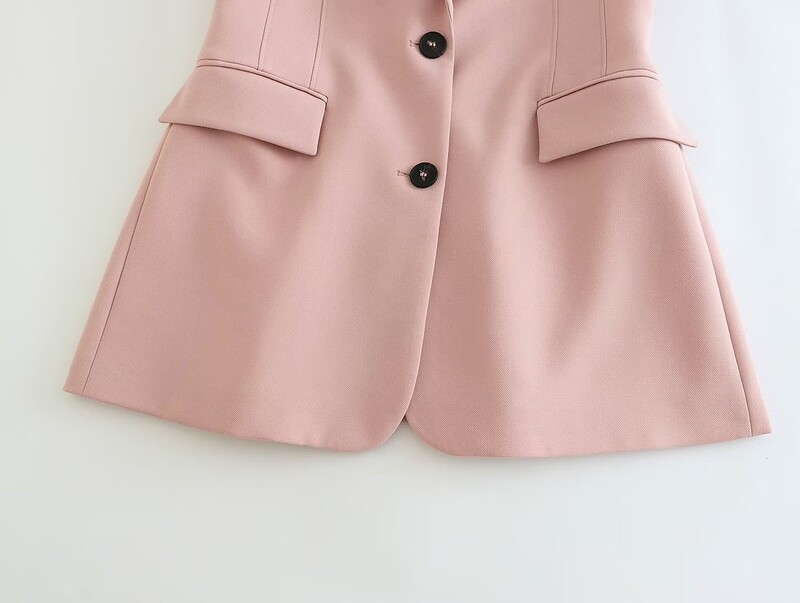 Rindu Traf 2023 Sieviešu rozā žakete Profesionālie bikšu komplekti Sieviešu uzvalks Luksuss Elegants Sieviešu Komplekts Korejiešu sieviešu apģērbi