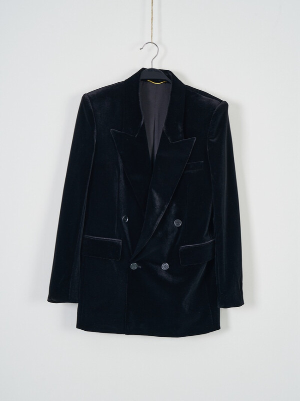 Vintage elegants, melns samta uzvalks sieviešu 2023. gada rudens/ziemas žakete + šauri pieguļoša veste + taisnas bikses, moderns trīsdaļīgs komplekts