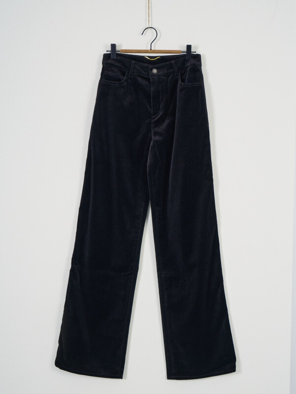 Vintage elegants, melns samta uzvalks sieviešu 2023. gada rudens/ziemas žakete + šauri pieguļoša veste + taisnas bikses, moderns trīsdaļīgs komplekts