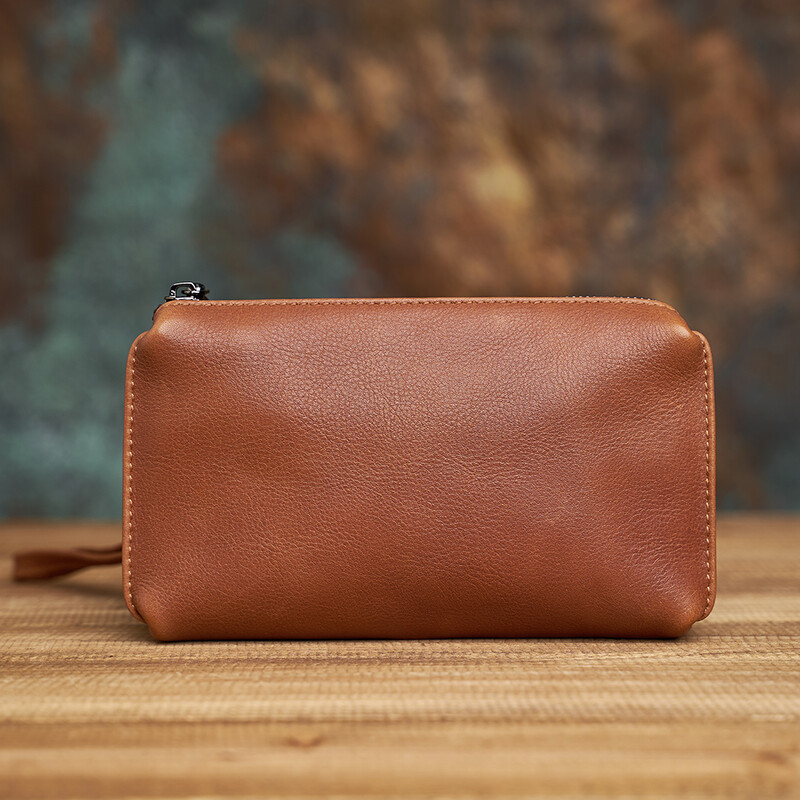 NASVA vīriešu īstas ādas sajūga soma Ādas garš maks Vienkārša mobilā tālruņa soma sieviešu somiņa kredītkaršu turētājs