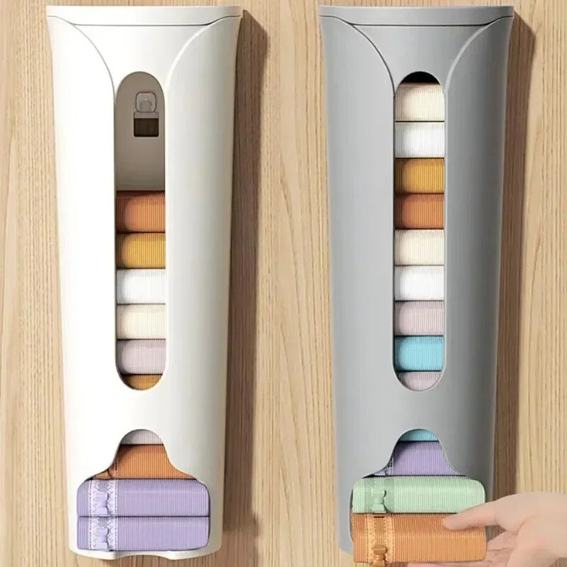 Mājas Sienas Apakšveļas Organizators Skapis Apakšveļa Zeķu Organizators Virtuve Atkritumu maiss Glabāšanas Kaste Dozators Zeķu Uzglabāšana