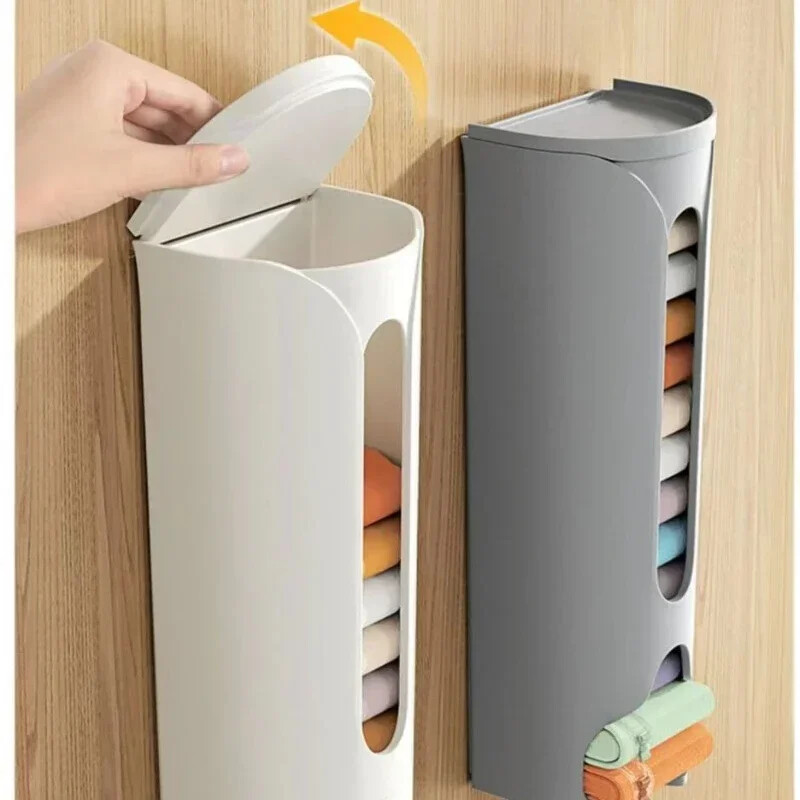 Mājas Sienas Apakšveļas Organizators Skapis Apakšveļa Zeķu Organizators Virtuve Atkritumu maiss Glabāšanas Kaste Dozators Zeķu Uzglabāšana