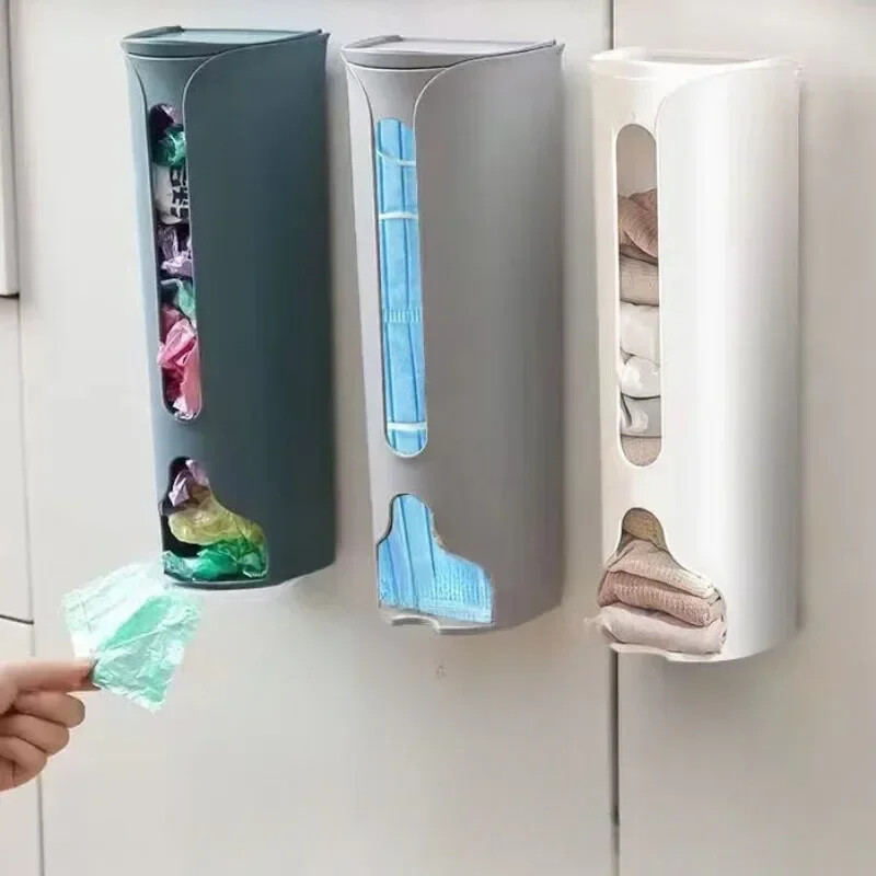Mājas Sienas Apakšveļas Organizators Skapis Apakšveļa Zeķu Organizators Virtuve Atkritumu maiss Glabāšanas Kaste Dozators Zeķu Uzglabāšana