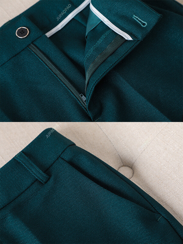 Blazer și pantaloni pentru damă Formal Verde Violet Albastru Negru Solid Jachetă Femei Pantaloni Femei Business Wear Set 2 piese