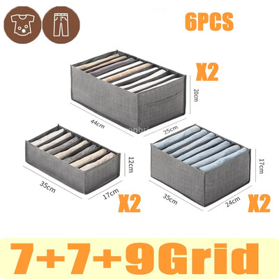 Apģērbu organizēšanas sistēma Apakšveļas atvilktņu organizators Uzglabāšanas kaste Salokāma Skapja Atvilktne Glabāšana Apakšbiksēm Zeķes Krūšturis