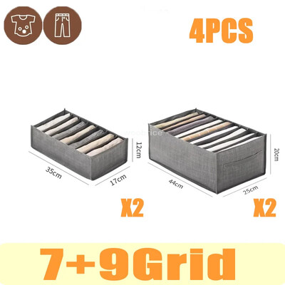 Apģērbu organizēšanas sistēma Apakšveļas atvilktņu organizators Uzglabāšanas kaste Salokāma Skapja Atvilktne Glabāšana Apakšbiksēm Zeķes Krūšturis
