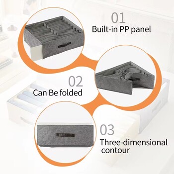 Αθλητικό σουτιέν Εσώρουχα Εσώρουχα Οργάνωση Κουτί αποθήκευσης Κάλτσες Κουτιά αποθήκευσης Ντουλάπα Ρούχα Οργανωτή Ντουλάπα Συρτάρια Διαχωριστικό Κουτί