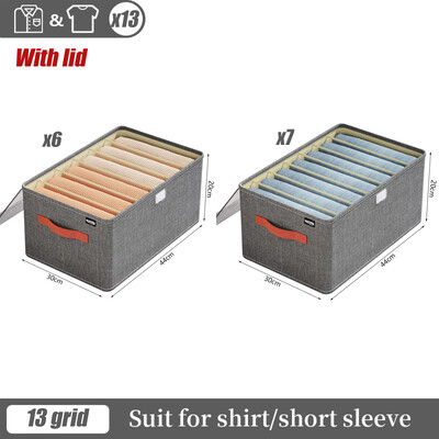 1-2Gb Oxford Cloth Box Glabāšanas nodalījums Glabāšanas Grozs Organizators Apakšveļai Salokāmas Drēbju Kastes Organizatori Apģērbs Sākums