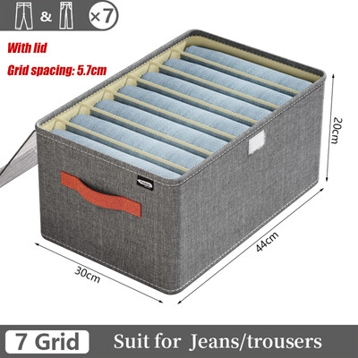 1-2Gb Oxford Cloth Box Glabāšanas nodalījums Glabāšanas Grozs Organizators Apakšveļai Salokāmas Drēbju Kastes Organizatori Apģērbs Sākums