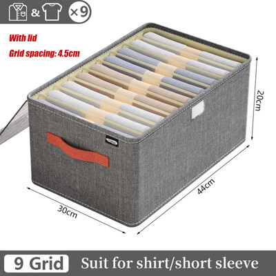 1-2Gb Oxford Cloth Box Glabāšanas nodalījums Glabāšanas Grozs Organizators Apakšveļai Salokāmas Drēbju Kastes Organizatori Apģērbs Sākums