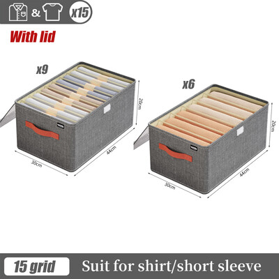 1-2Gb Oxford Cloth Box Glabāšanas nodalījums Glabāšanas Grozs Organizators Apakšveļai Salokāmas Drēbju Kastes Organizatori Apģērbs Sākums