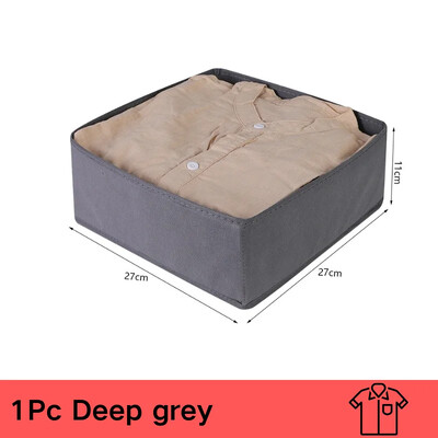 3 kom/1 set Kutija za pohranu donjeg rublja Sklopiva netkana kutija za pohranu Šesterodijelni set donjeg rublja Grudnjak Čarape Ladica Završna kutija za pohranu