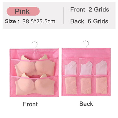 8-36 rešetke Dvostrano donje rublje Grudnjak Organizator za pohranu Torba za vješanje na vratima ormara Odjeća Čarape Kratka kutija za dom