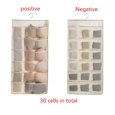 Kabatas Daudzfunkcionālas Salokāmas Apģērbu Uzglabāšanas Soma Iekarināmas Soma Zeķes Krūšturis Apakšveļas Pakaramais Uzglabāšanas Somas Organizators