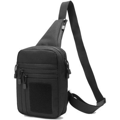 Geantă de umăr pentru transportul ascuns al armelor de mână Geanta pentru pistol Pachet de piept cu sling CCW Sling Bag Geanta tactica crossbody