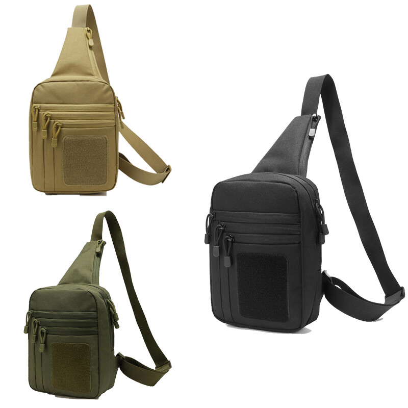 Válltáska táska rejtett kézifegyverek hordozásához Range fegyvertáska mellkasi csomag hevederrel CCW hevedertáska taktikai kereszttartó táska