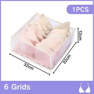 1 db Hálószoba Szekrény Fiók Alsónemű Rendező Zokni Melltartó Ruházat Tárolódobozok Multifunkcionális Háztartási gardrób Rendező doboz