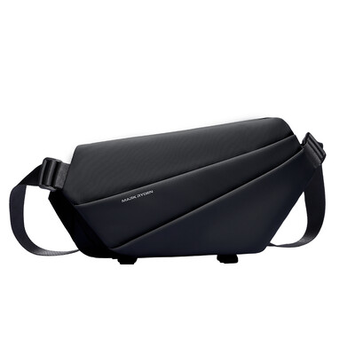 Marka Ridena ādas kurjera soma vīriešiem Ūdensnecaurlaidīga krūšu soma Vienkrāsaina kurjera soma Lielas ietilpības ceļojumu soma