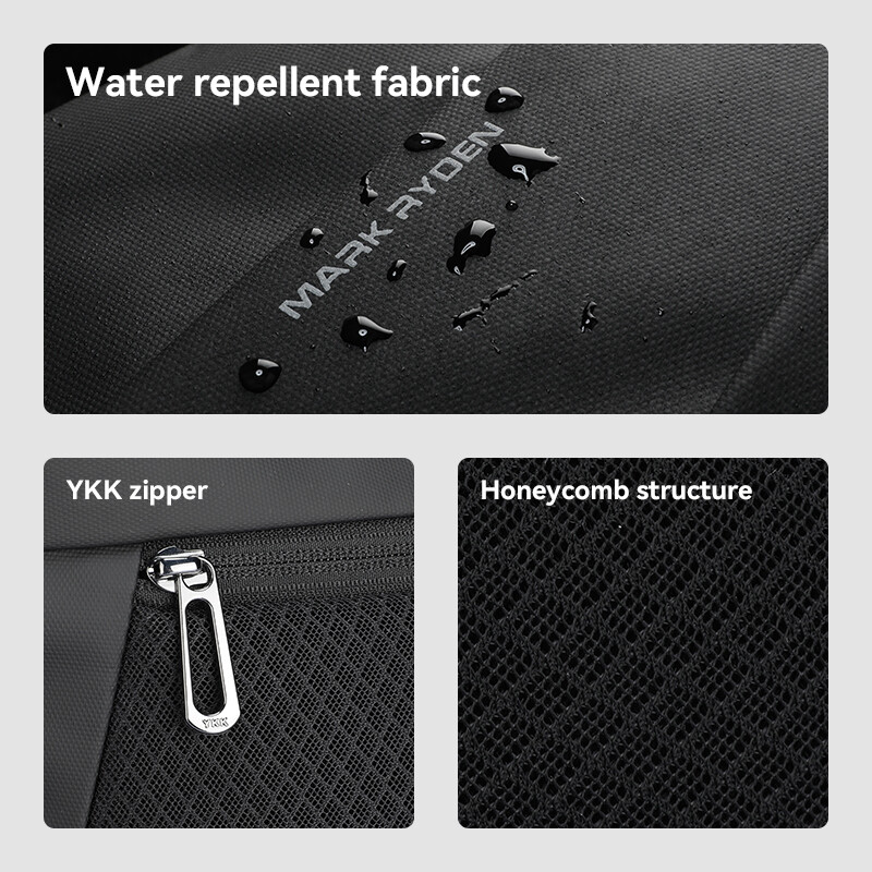 Marka Ridena ādas kurjera soma vīriešiem Ūdensnecaurlaidīga krūšu soma Vienkrāsaina kurjera soma Lielas ietilpības ceļojumu soma