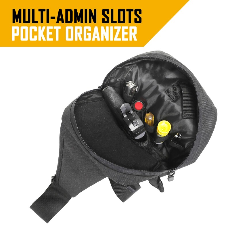 Skrivena torba za nošenje preko ramena za muškarce, CCW torba za nošenje EDC torba za nošenje Shoulde najlonska visokokvalitetna prsa Torbe za pištolje