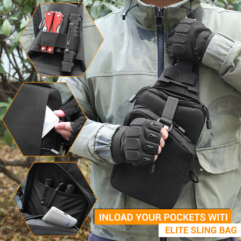 Taktiskā ieroču soma, pistoles maciņš, paslēpta ieroču pārnēsāšanas soma Vīriešu plecu siksnas soma Rokas pistoles soma, kas paredzēta medībām brīvā dabā