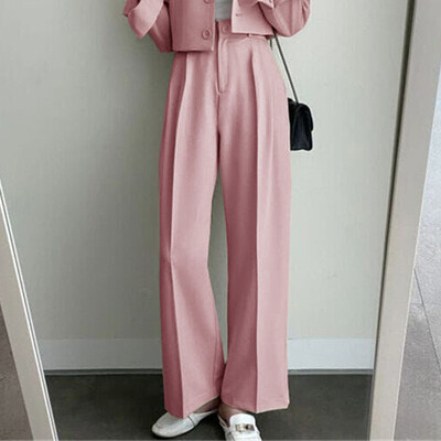 Jesen 2024., novi kaki mali blejzer, žensko odijelo visokog temperamenta, malog temperamenta