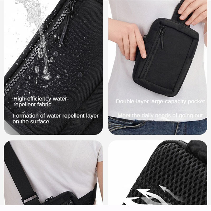 Geantă Sling Geantă de umăr pentru bărbați Geantă de piept Geanta de umăr Mark Ryden Ozuko Geantă de cruce cu design de lux Geantă de cruce pentru bărbați