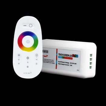 2,4G Οθόνη αφής Ασύρματη DC12-24V LED RGB RGBW Ελεγκτής RF Control 18A τηλεχειριστήριο