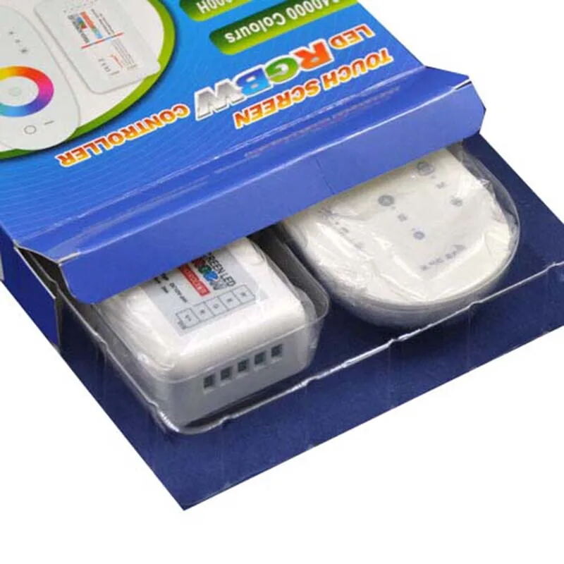 2.4G jutiklinis ekranas belaidis DC12-24V LED RGB RGBW valdiklis RF Control 18A nuotolinio valdymo pultelis