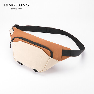 Kingsons 2023 Nová módna pánska dámska malá crossbody taška, nepremokavá taška cez rameno, ľahká chôdza, batoh, ležérna náprsná taška